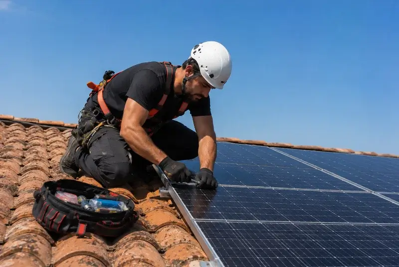 Maintenance et monitoring de panneaux solaires à Chevinay